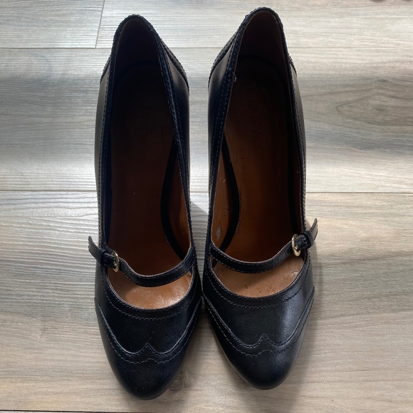 Nine West Wing Tip style Heel Black 7.5 - Picture 2 of 9